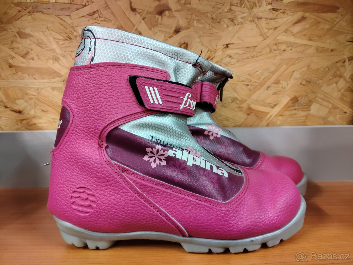Boty na běžky ALPINA FROST blue na NNN vel. 37, stélka 23,5c - 5