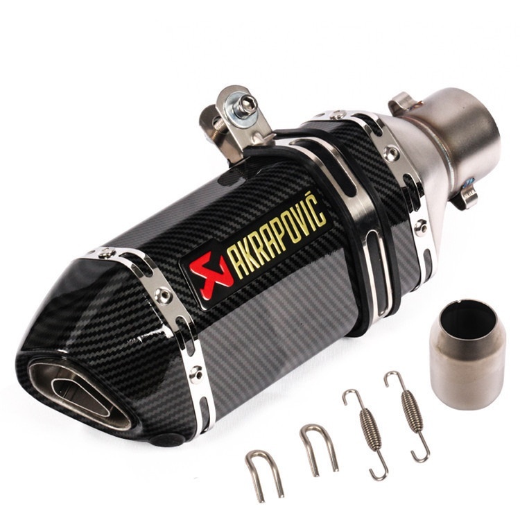 Sportovní koncovka výfuku na motorku Akrapovič 310mm karbon - 5