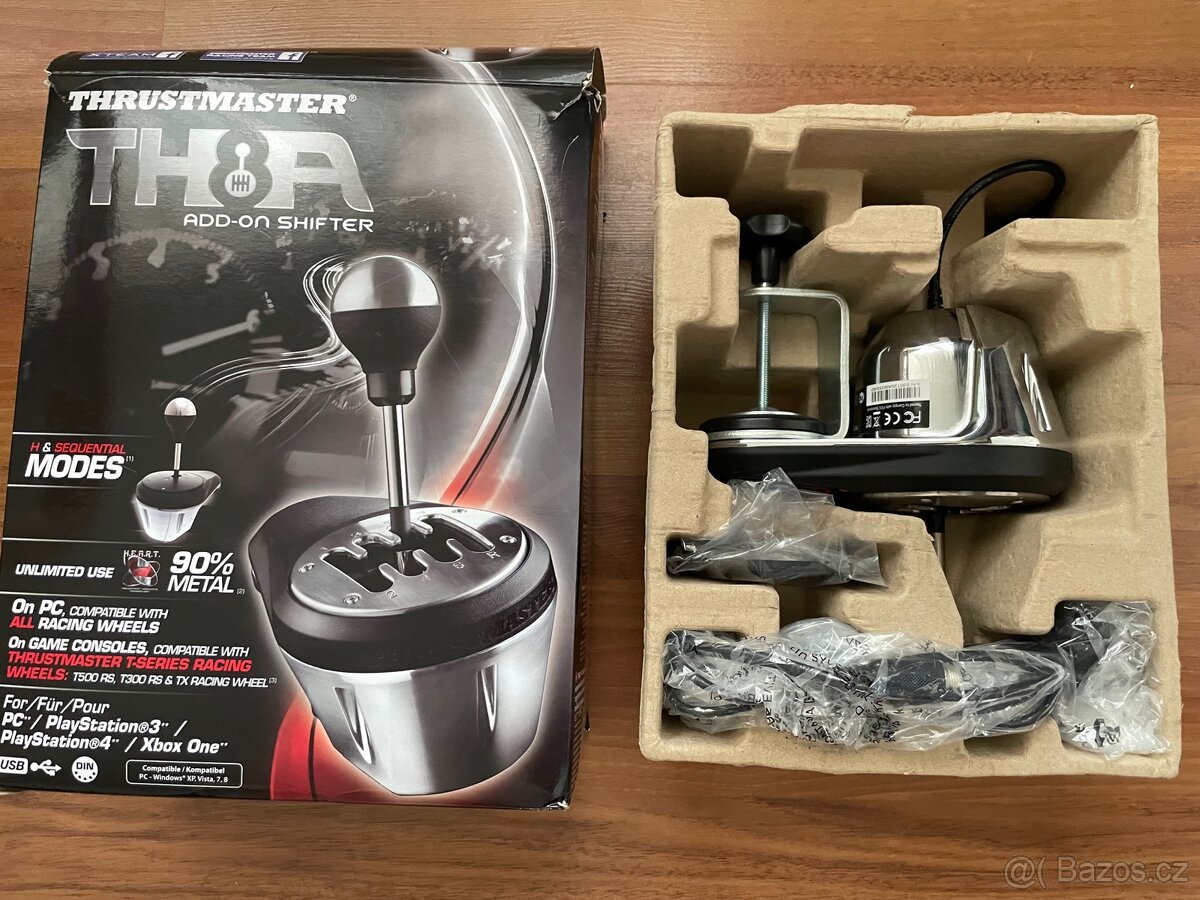 🎮 Prodám Thrustmaster TH8A Add-On Shifter – TOP stav - 5