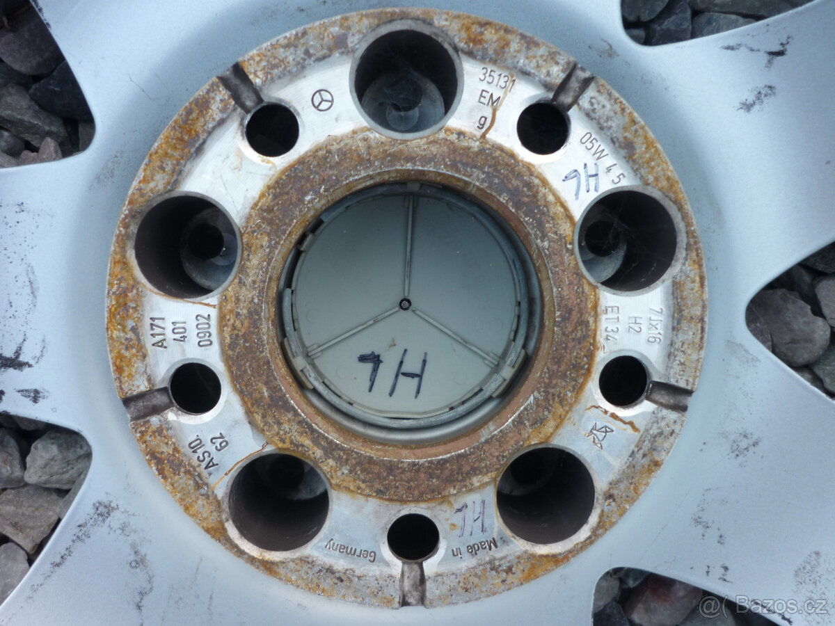 alu disky Mercedes 16" + pneu - 5
