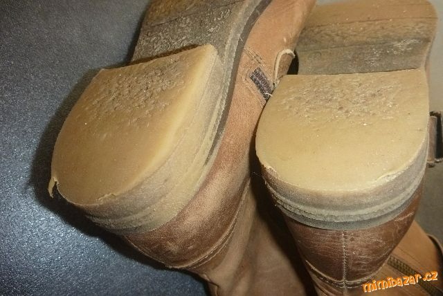 Kožené kozačky Bama, vel. 32 - 5