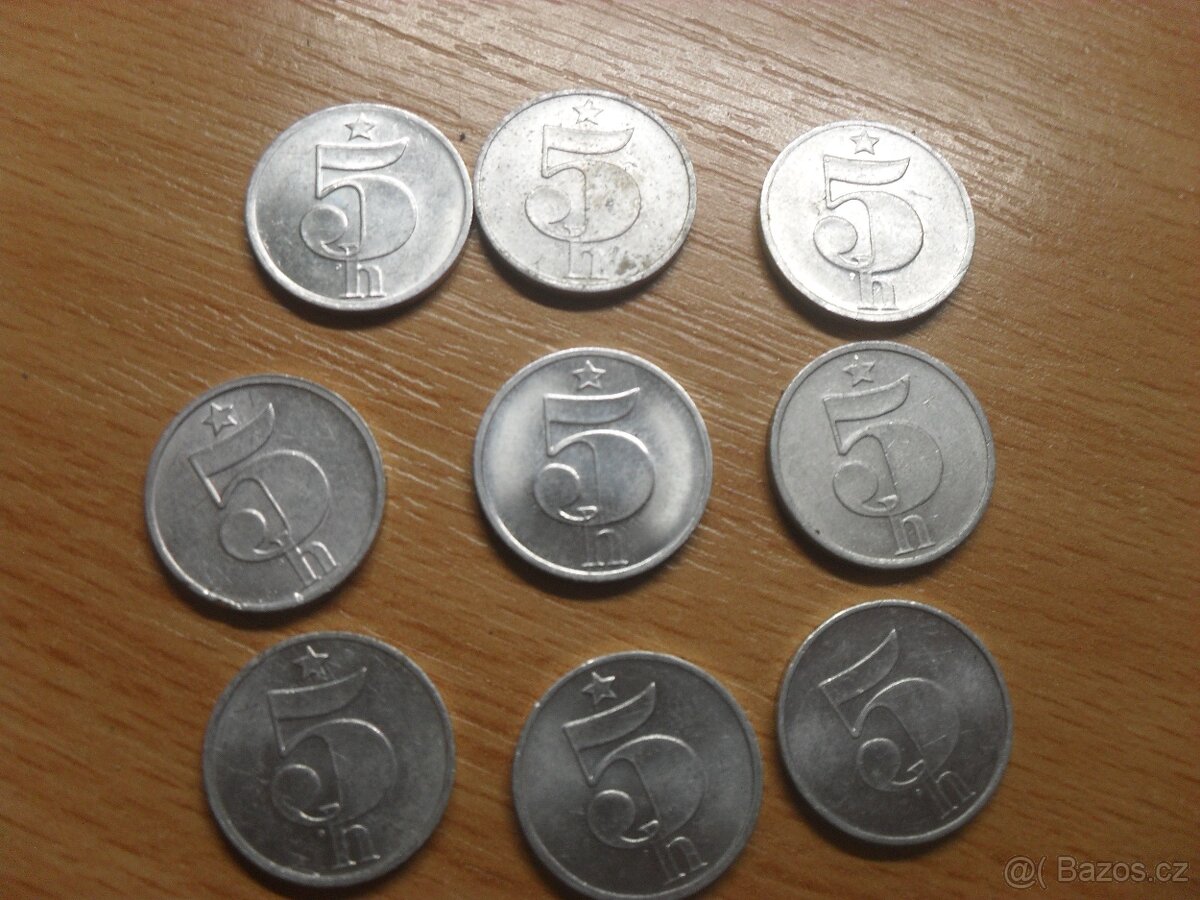 Mince 5 haléř - 5