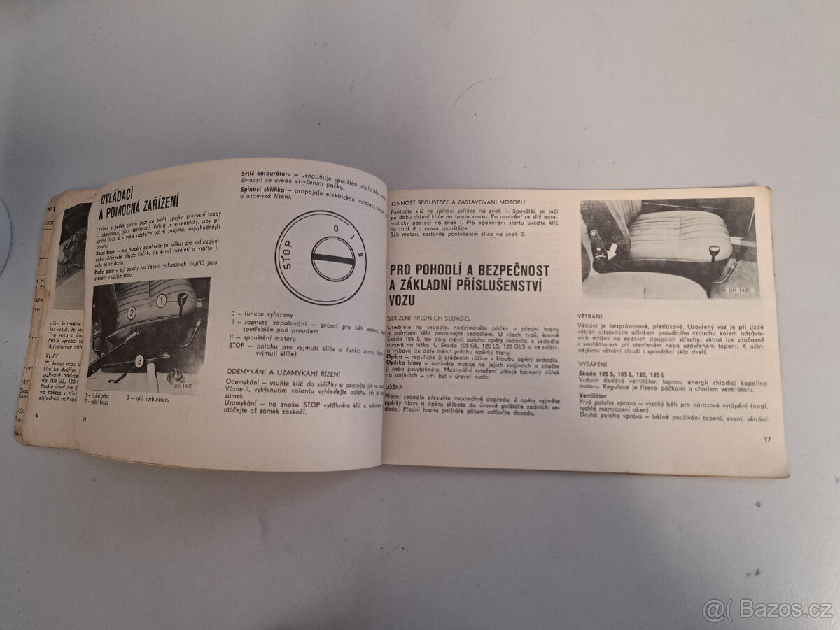 Návod k obsluze Škoda 105L, 105GL, 120, 105S, 120, 120GLS, - 5