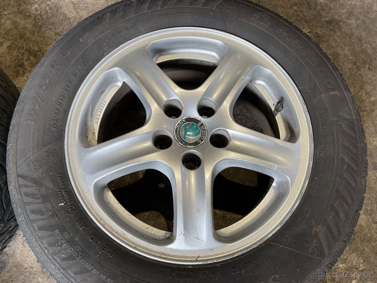 Prodám originální Alu kola Škoda - 5