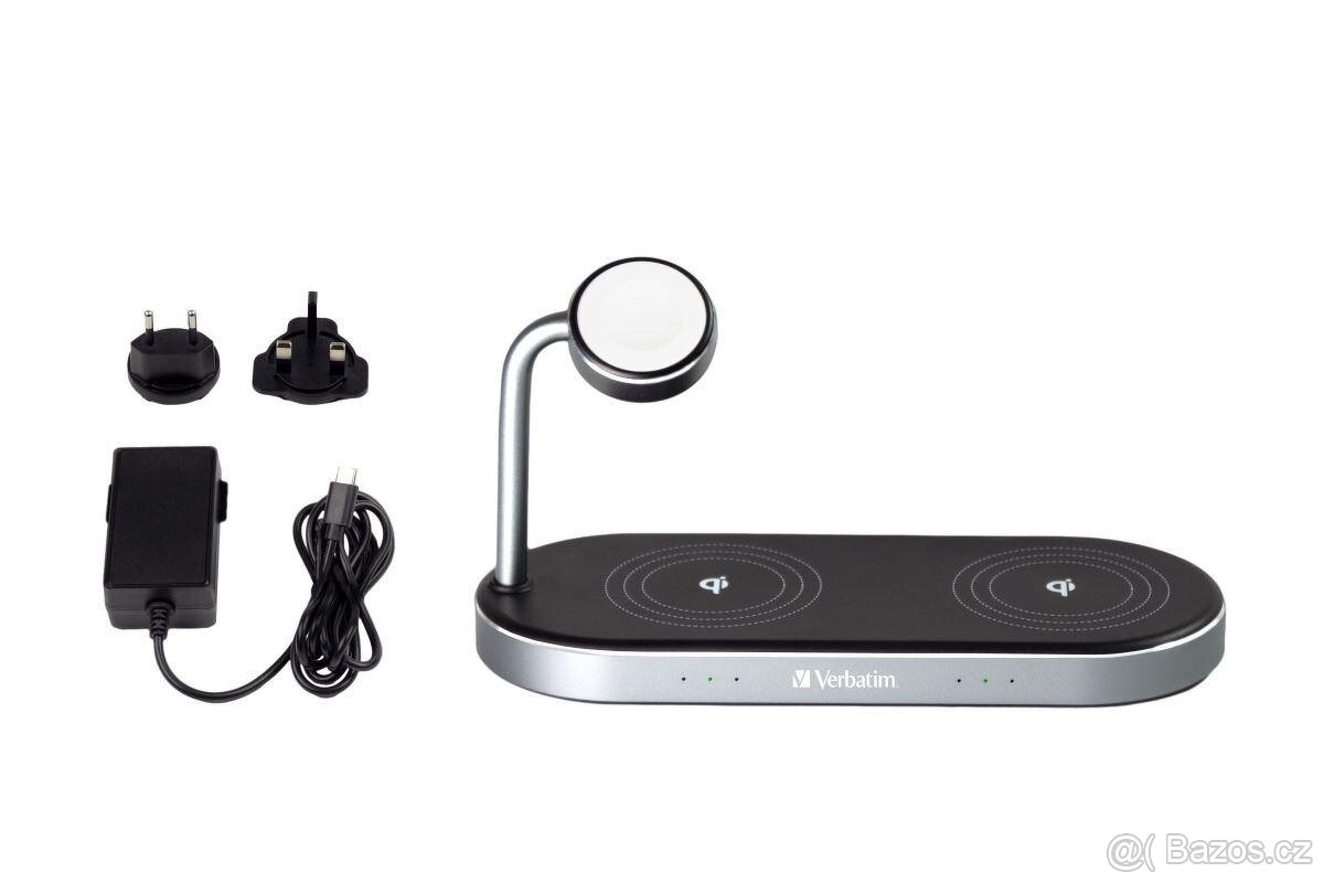 Prodám Duální nabíjecí podložku 3 v 1, bezdrátové nabíjení, - 5