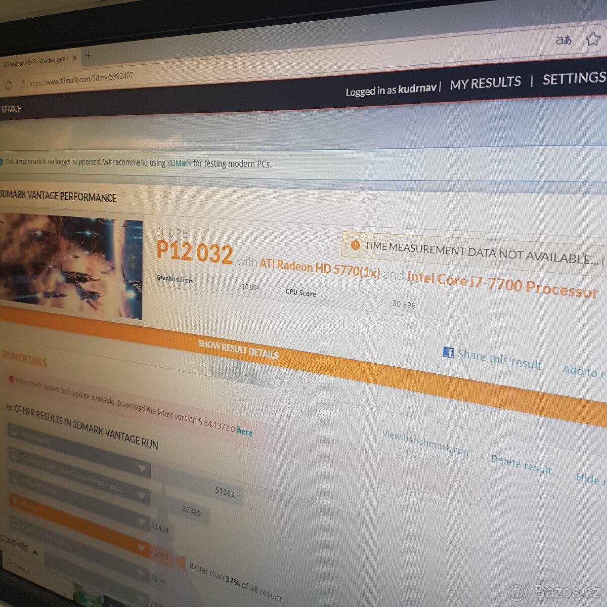 Prodám výkonnou grafickou kartu SAPPHIRE Vapor-X HD 5770 - 5