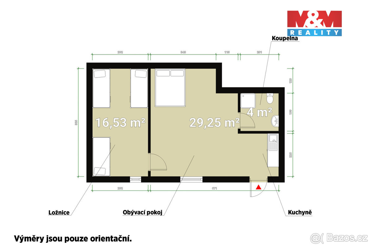 Pronájem bytu 1+1, 49 m², Sytno - 5