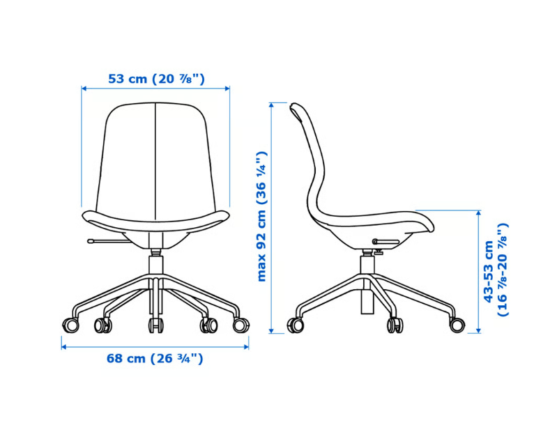Otočná kancelářská židle šedá - 5