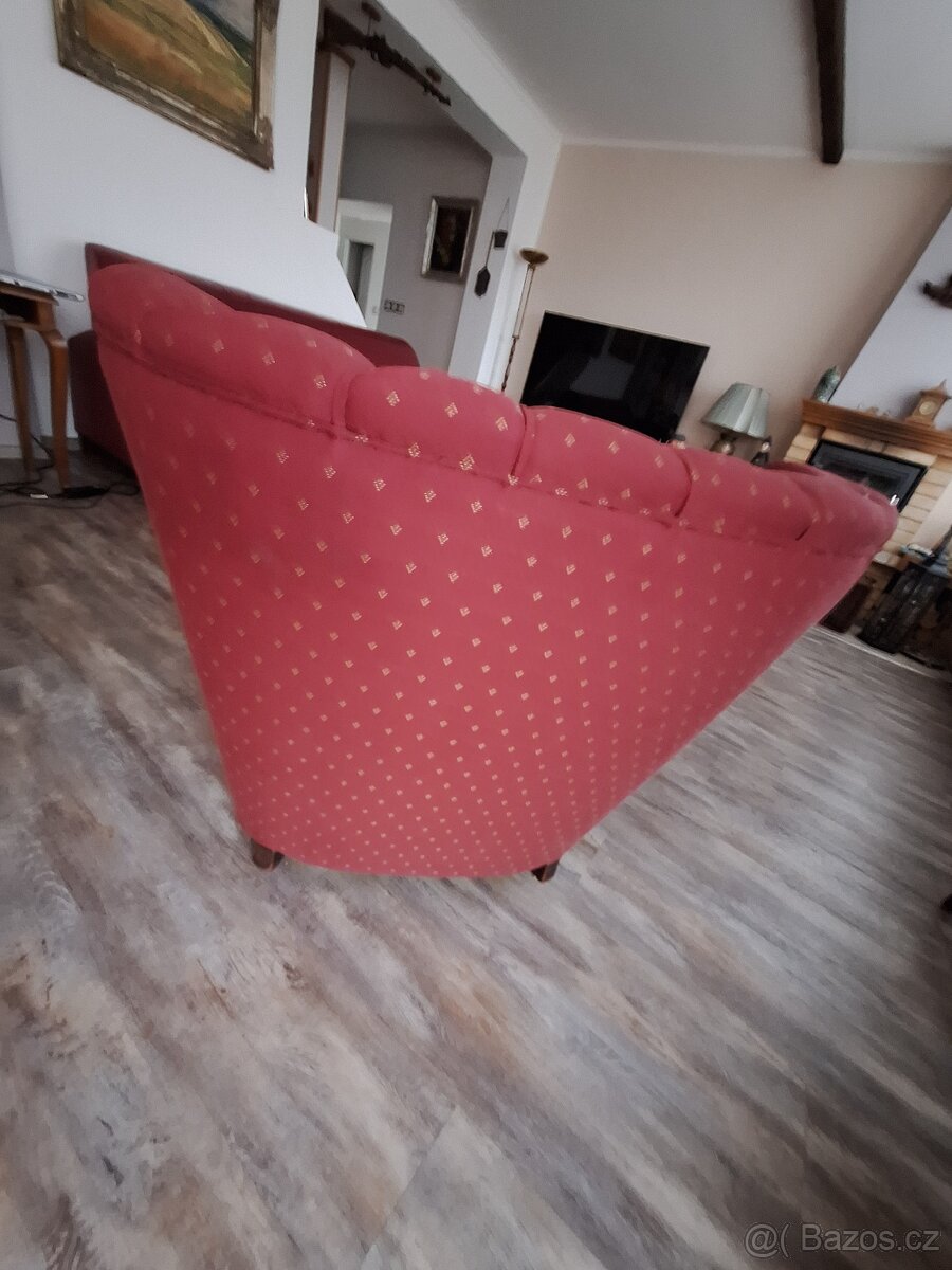 sedačka s křesly a stolkem - 5