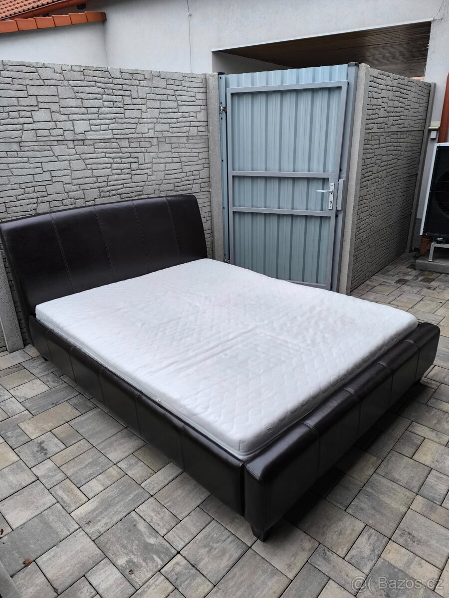 Prodám manželskou postel + Matraci ZDARMA - 5