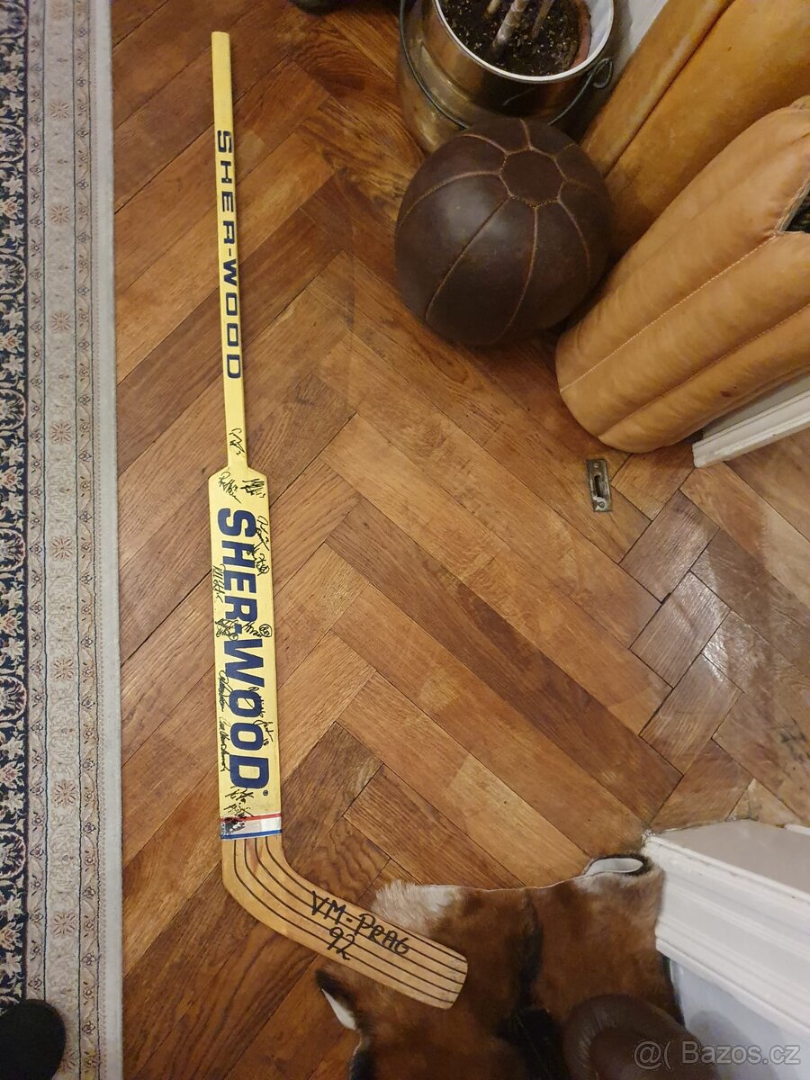 Retro brankářské hokejky - 5