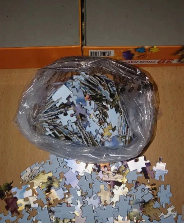 Puzzle - Vlčí rodina s 3D efektem - 5