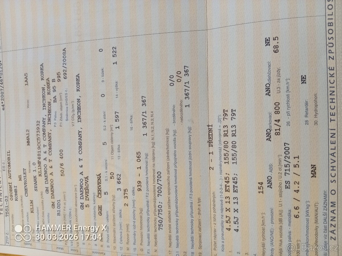 Chevrolet Spark 1.0 16V rok 2012 - 5