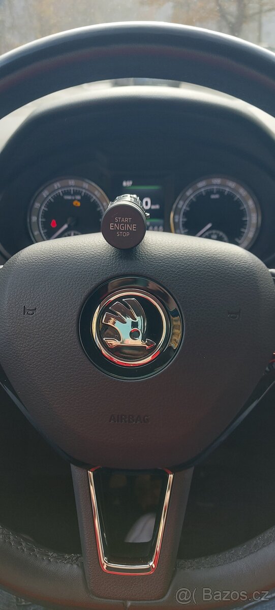 Tlačítko START Škoda+klika pátých dveří Octávie3,Superb,Kodi - 5