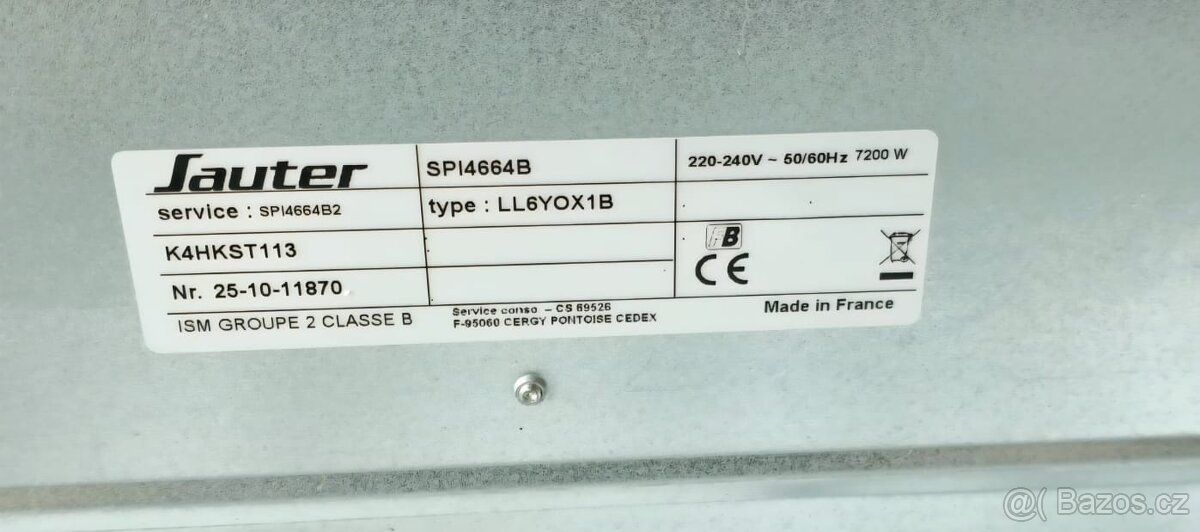 Indukční varná deska Sauter SPI4664B - 5