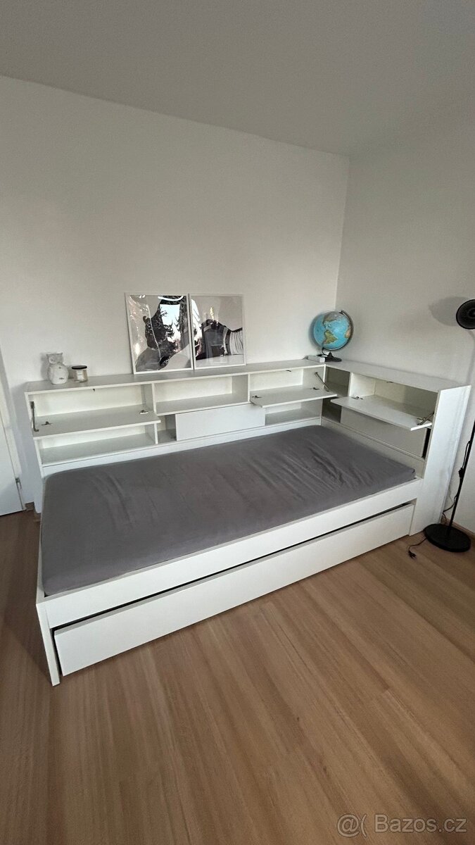 Rozkládací postel s úložnými prostory - 5