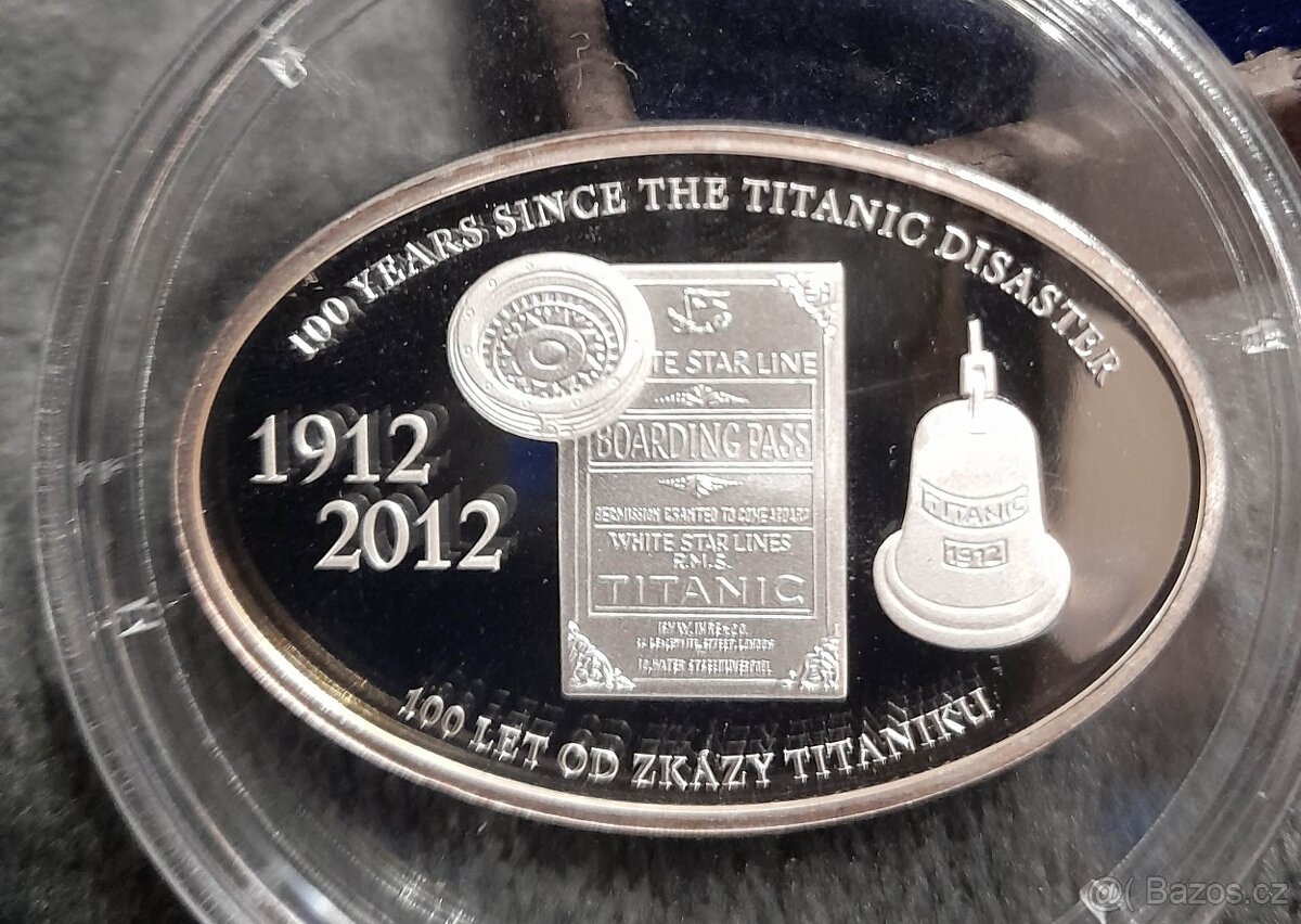 Stříbrná mince Titanic - 5