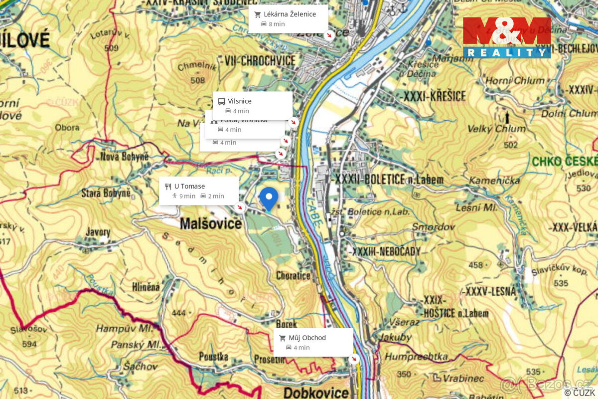 Prodej pozemku k bydlení v Malšovicích - 5