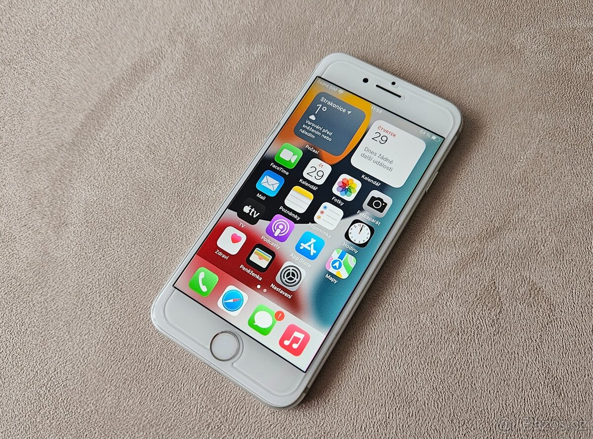 Mobilní telefon Apple iPhone 7 128 GB - Silver,kryt,sklo, - 5