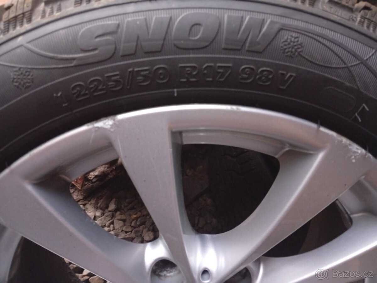5x120r17 225/50/17 zimní - 5