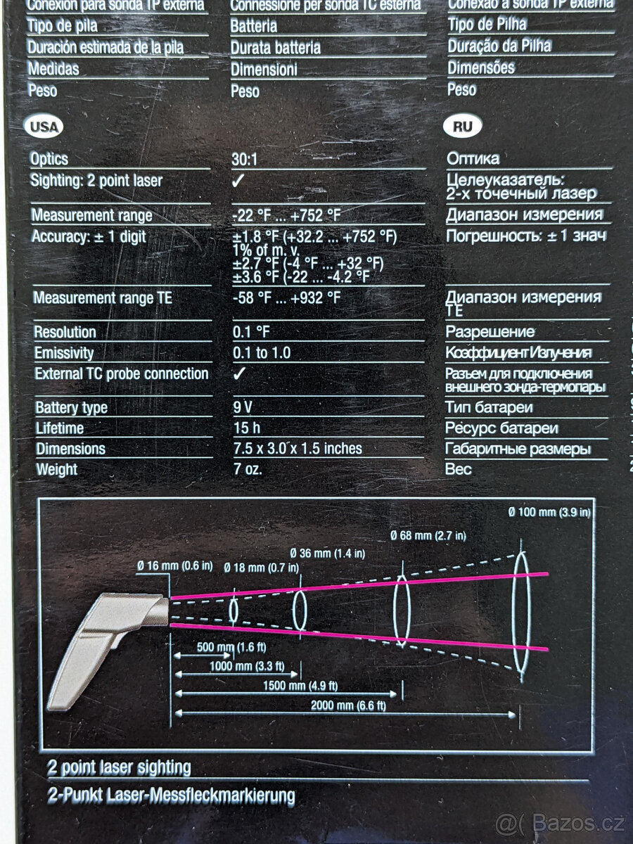 Testo 830-T4 - Laserový infračervený teploměr - 5