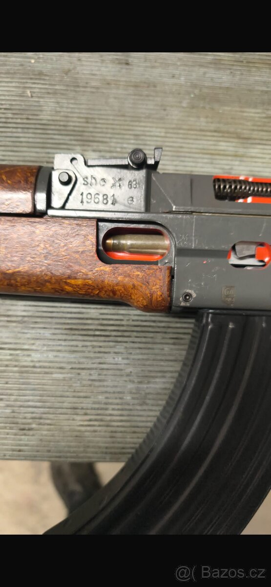 Řez samopalu vz.58 - 5