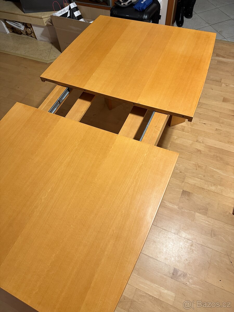 Prodám rozkládací jídelní stůl 90 x 160 cm - 5