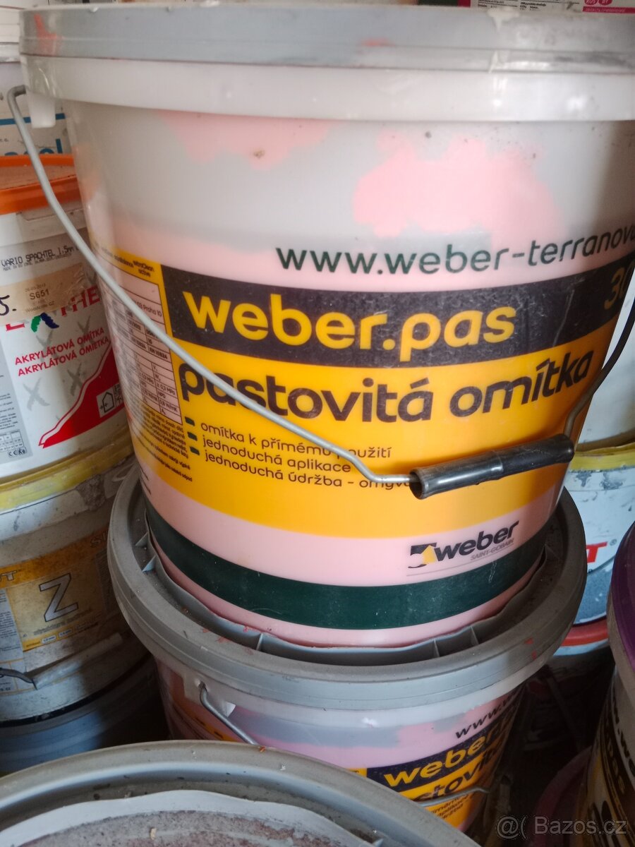 Silikonové omítky různých barev - 5