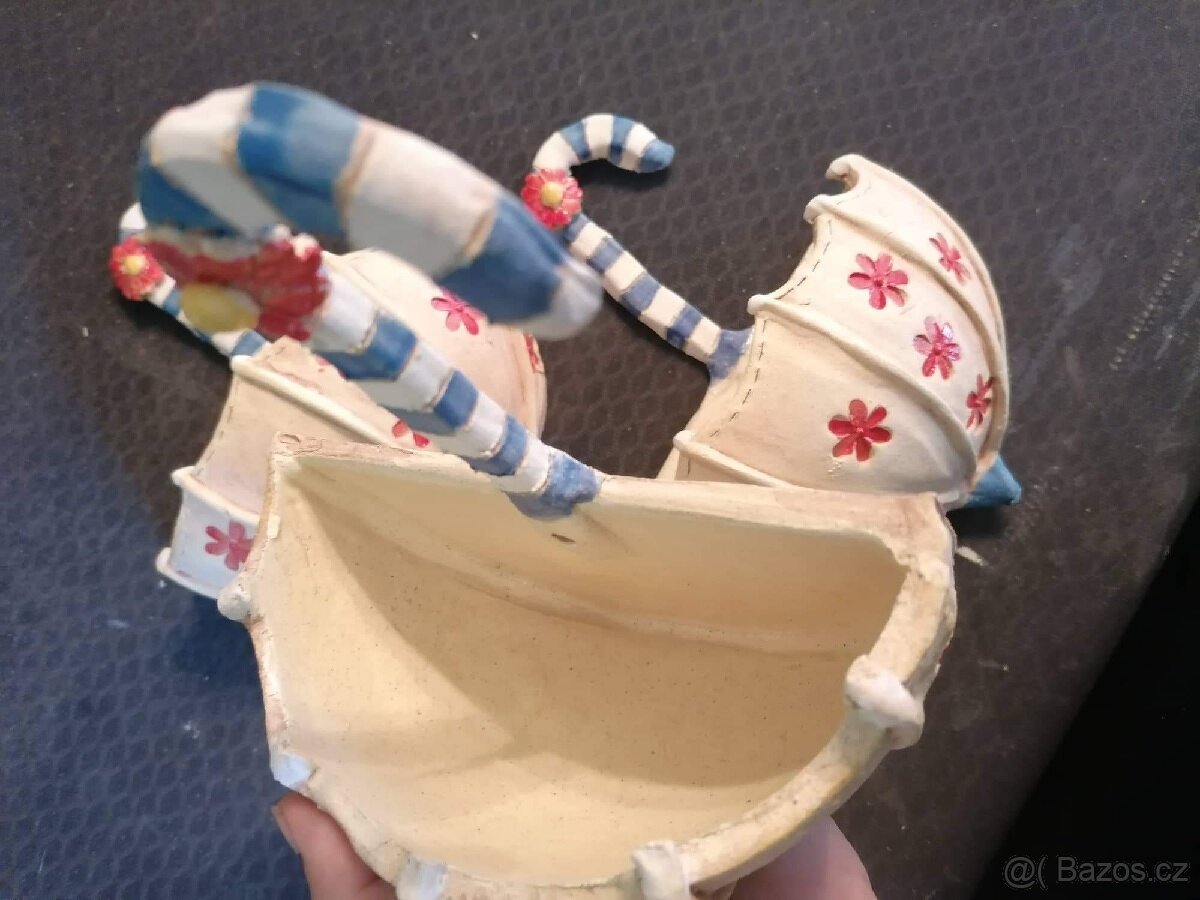 Keramická dekorace deštník - 5
