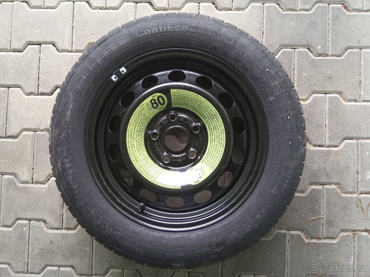 Rezervní kolo Continental 205/55 R16 plus kompletní sada na - 5