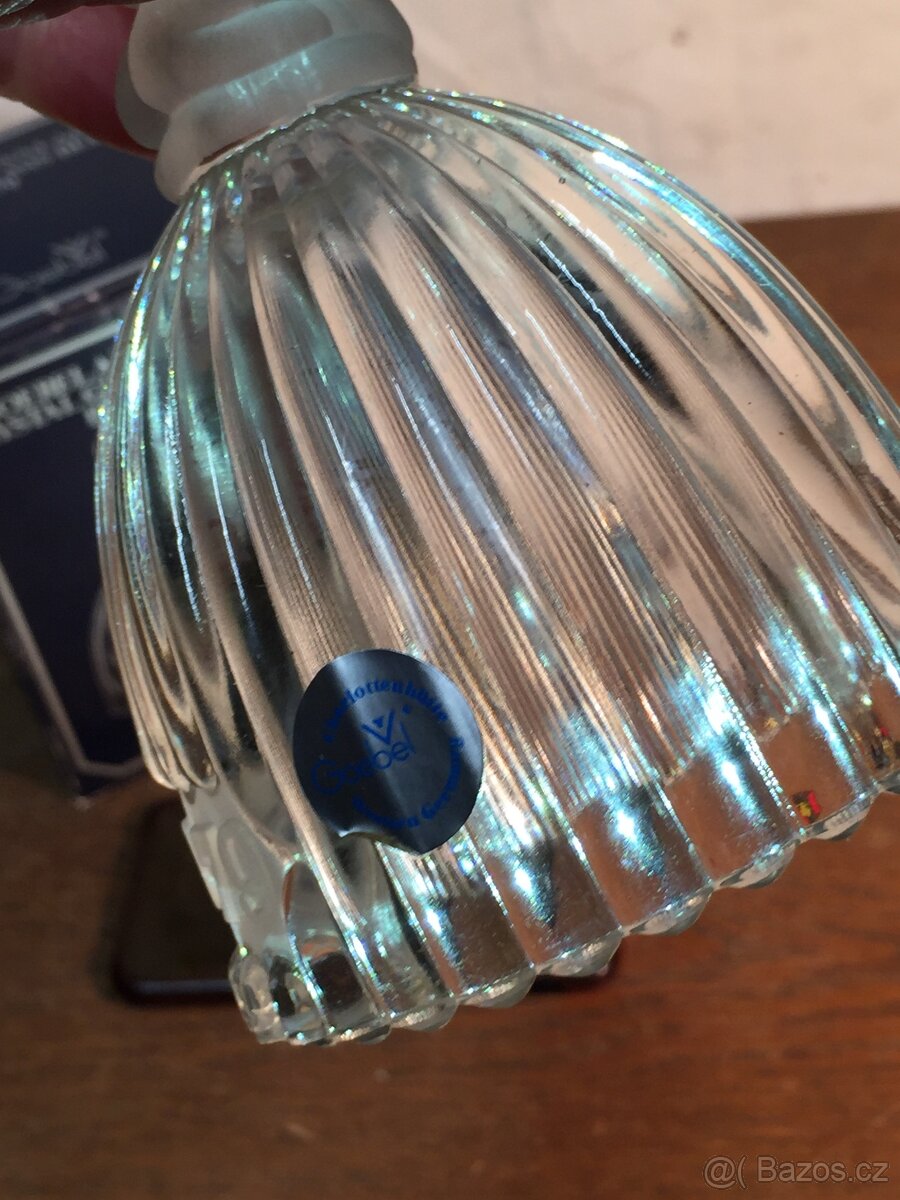 Křišťálový skleněný zvoneček velký Goebel chlapeček andělíč - 5