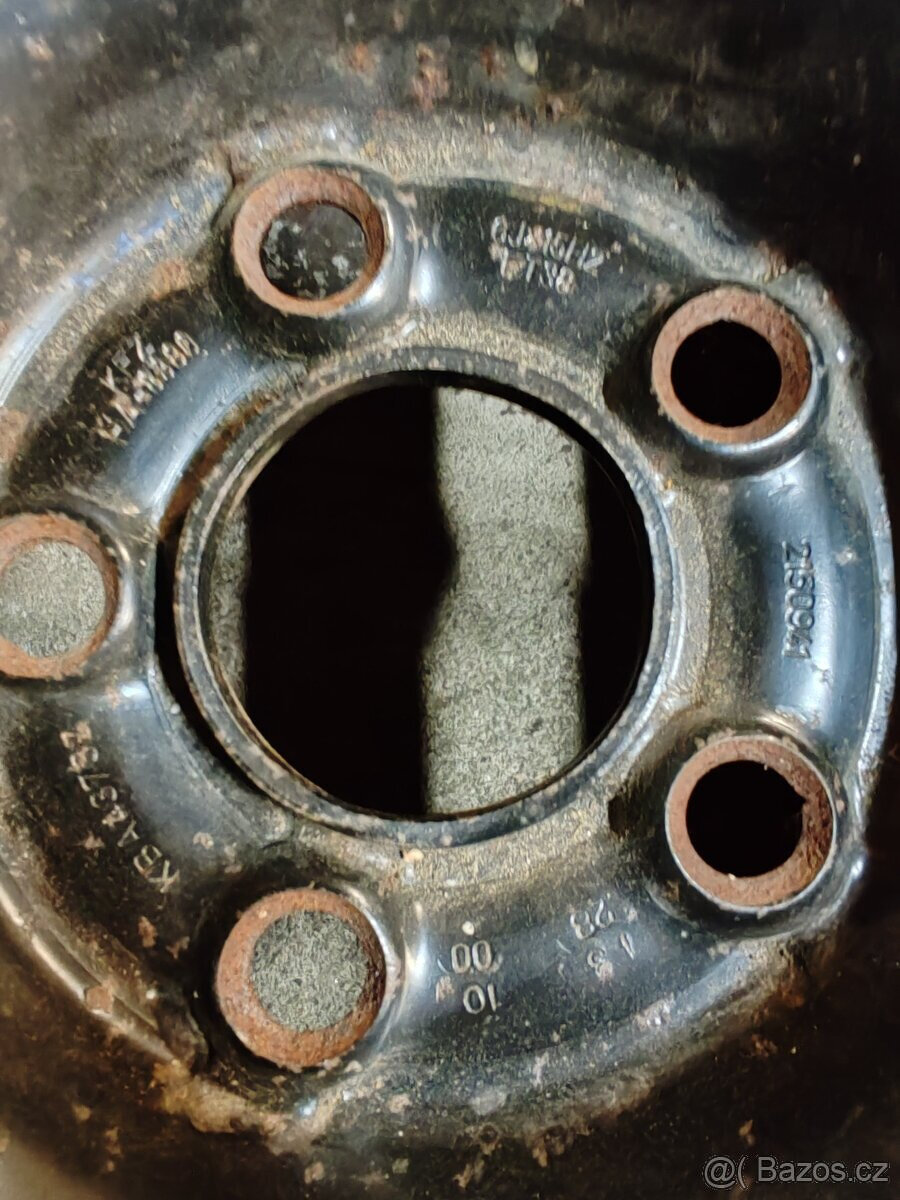 Zimní pneu 195/65 R 15 5x100 6Jx15H2 Et 38 Octavia 1 Golf - 5