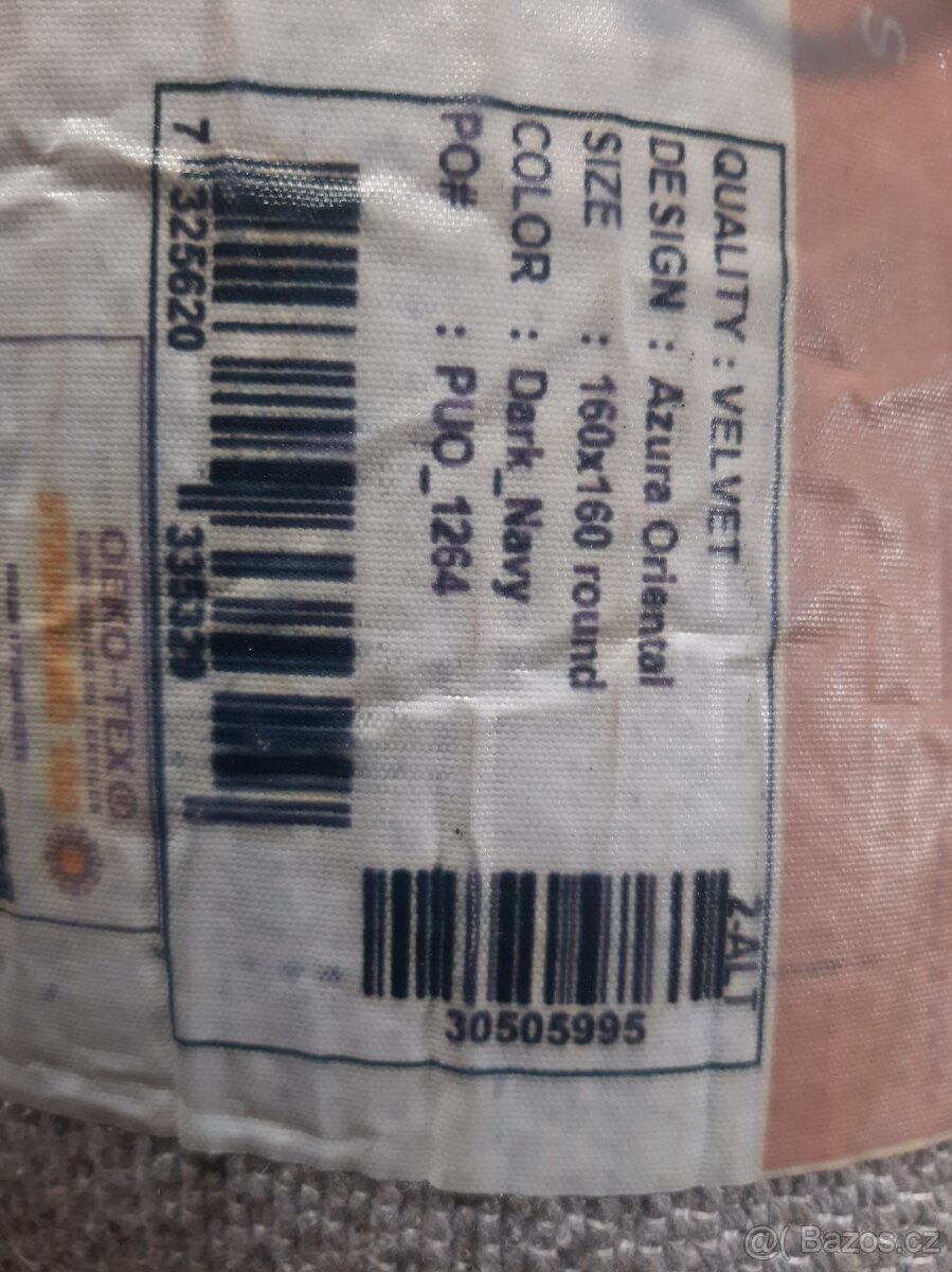 Prodám turecký bavlněný koberec 160×160 - 5