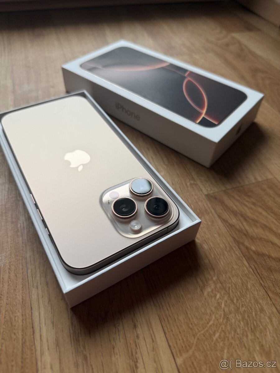 Apple iPhone 16 Pro Max zlatý - 5