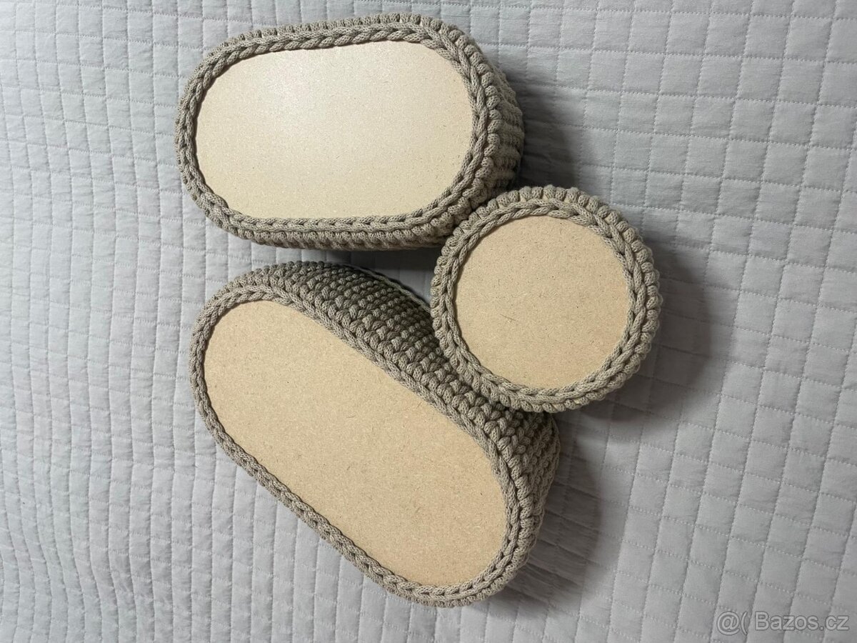 Háčkované košíky - 5