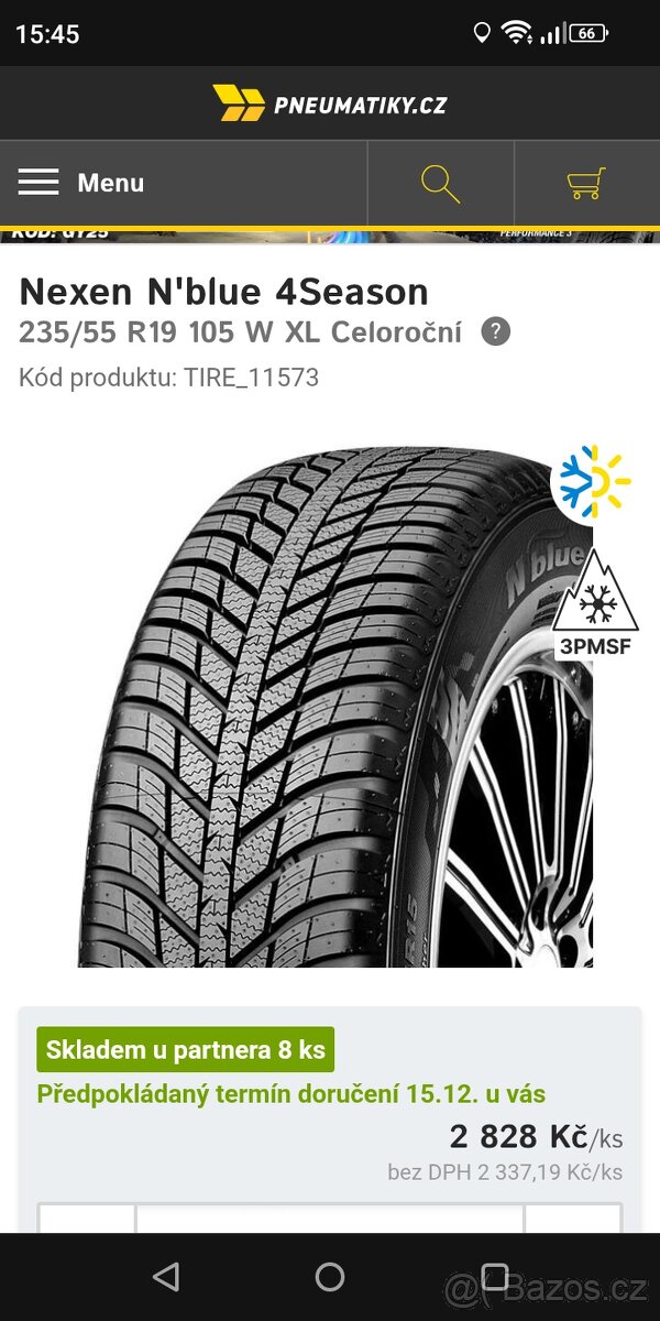 235/55 R19 XL Nové Nexen DOT 25 - 5