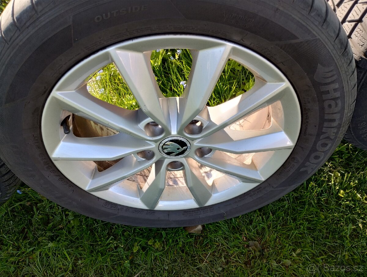 Originál ALU kola Škoda Octavia R16 - 5