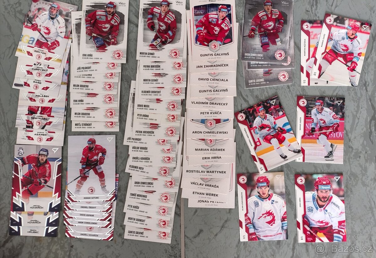 Hokejové kartičky, mix extraliga kartiček - 5