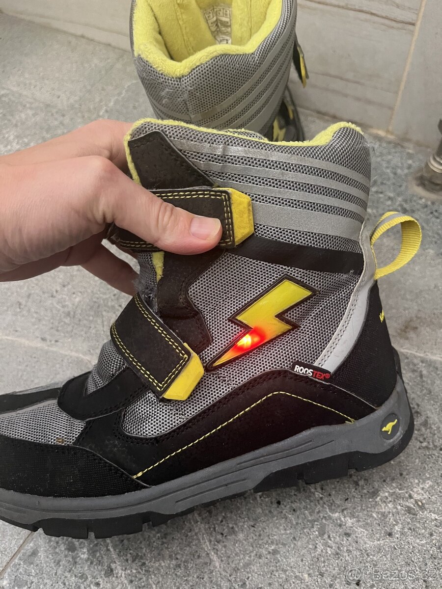 Zimní boty KangaRoos - svítí 37 - 5