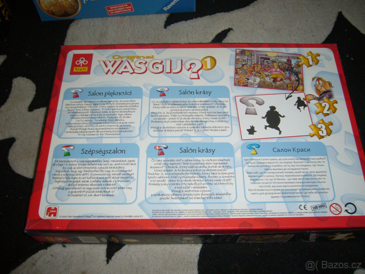 Starší sběratelská puzzle a puzzleball 540 až 5000 dilků - 5