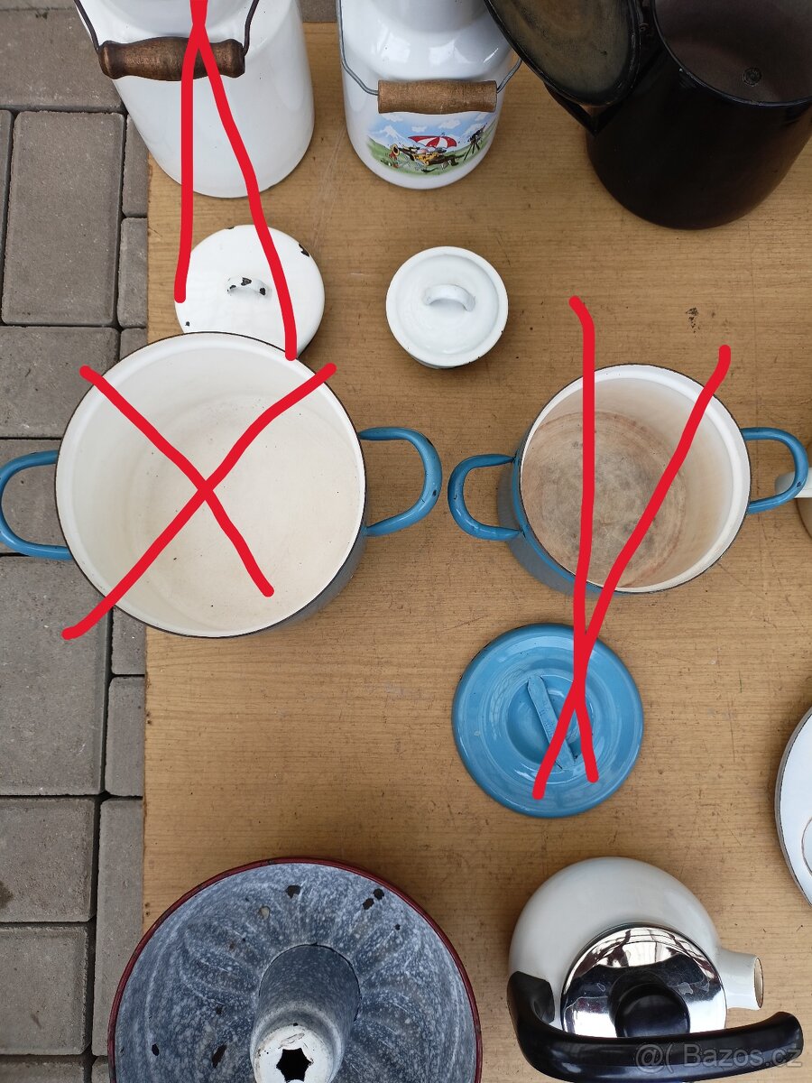 Smaltované nádobí,nádobí-11. - 5