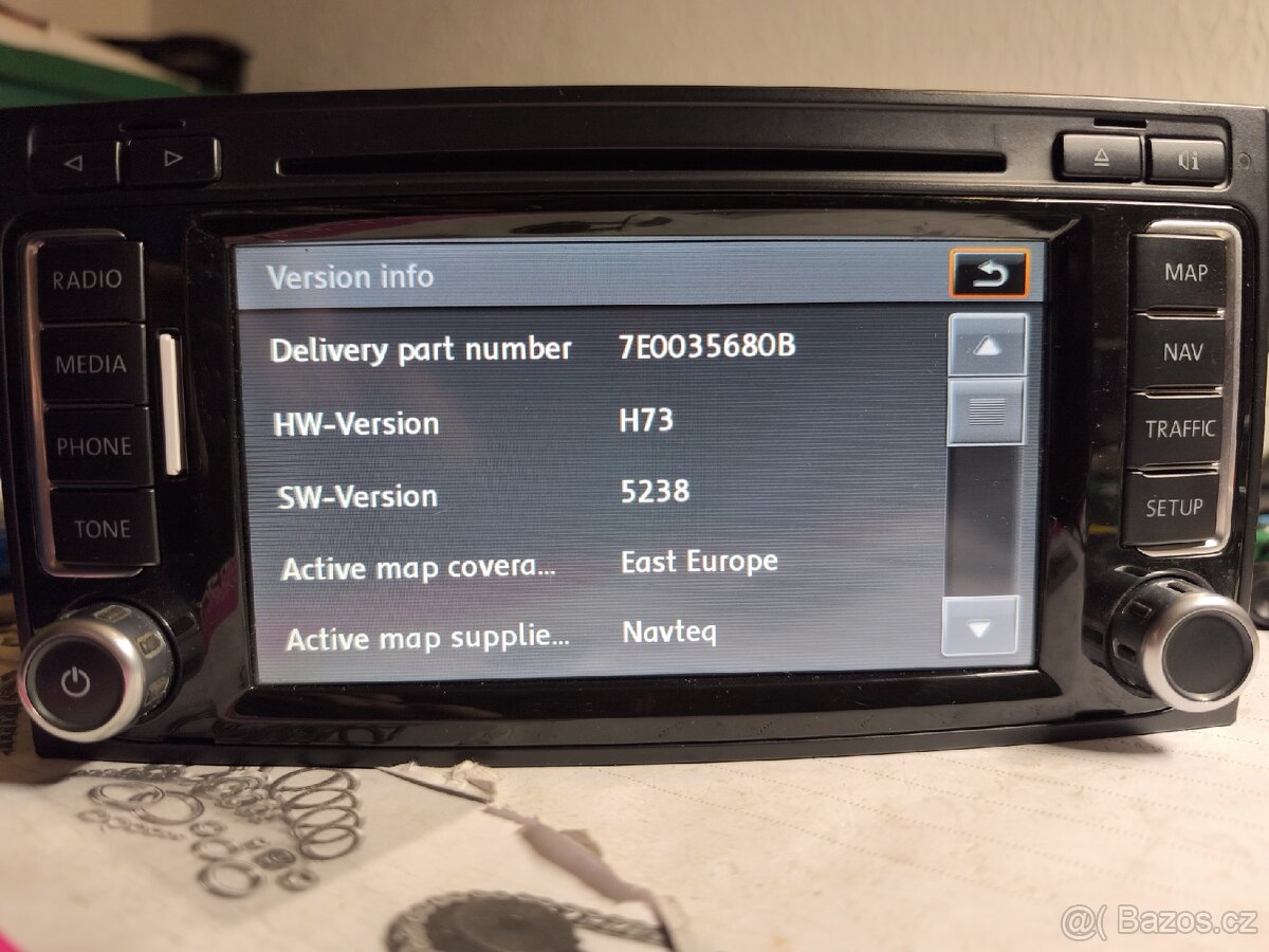 VW RNS510 7E0035680B Multivan aktualizované - 5