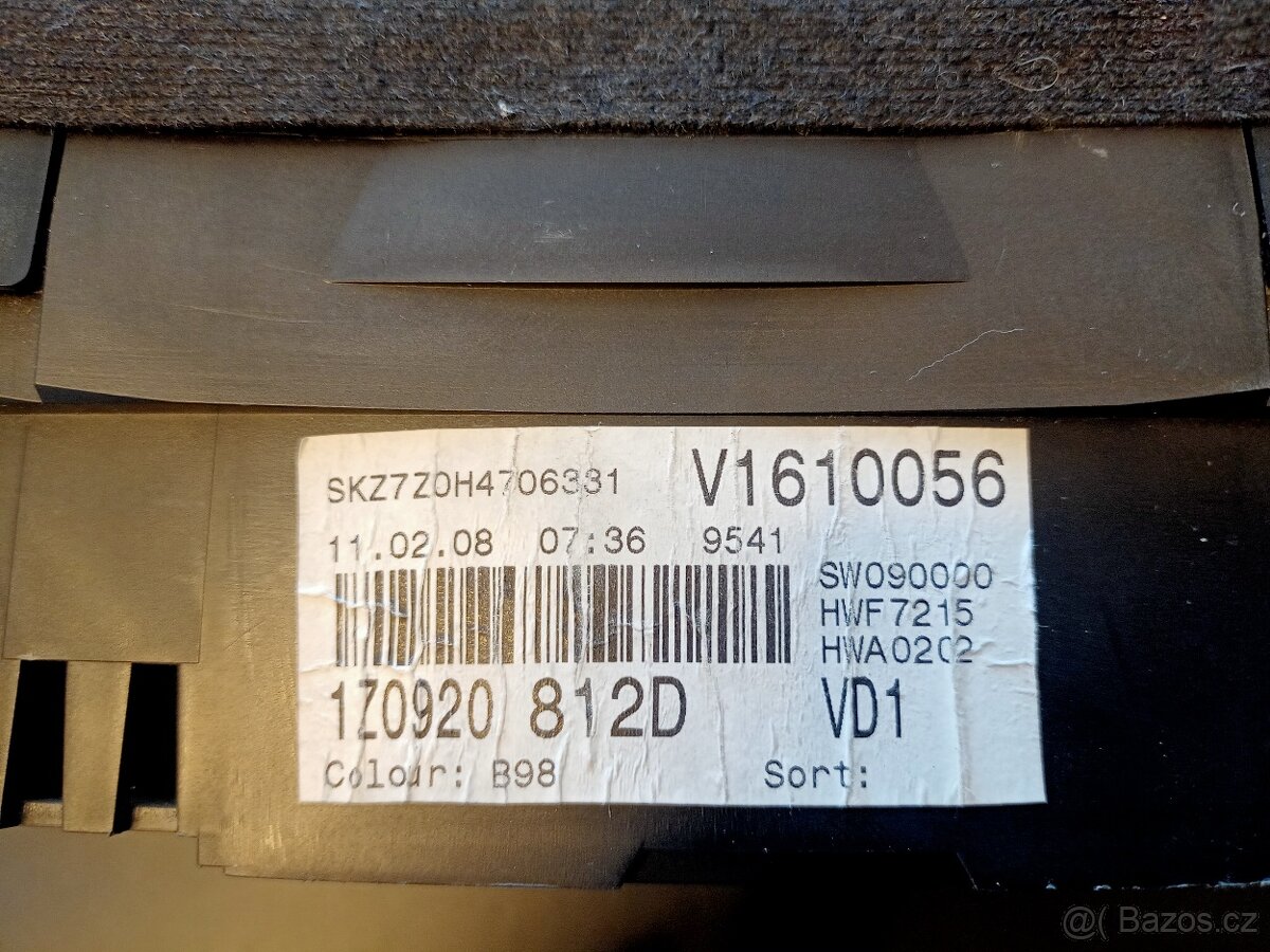 Budíky Octavia 2 1Z0920812D - 5