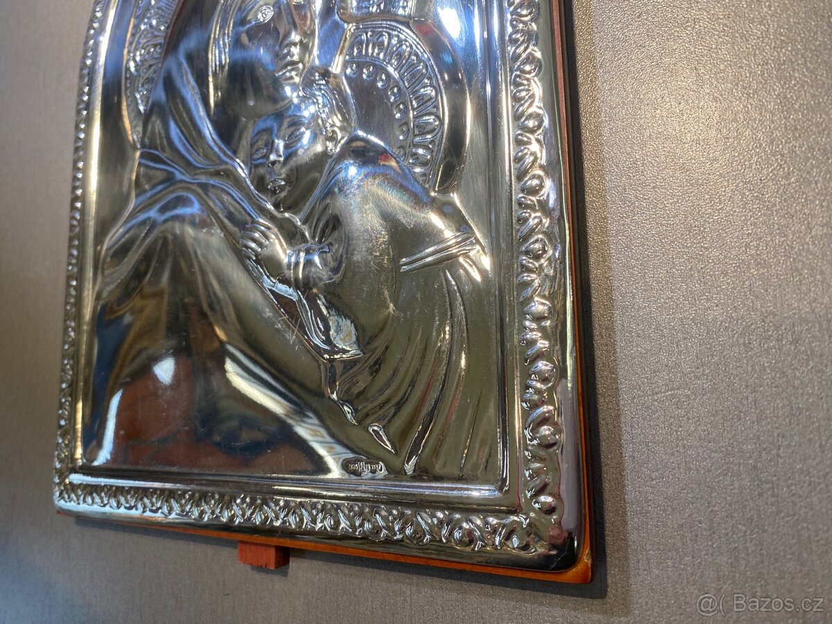 Obraz reliéf Madona s dítětem - 5