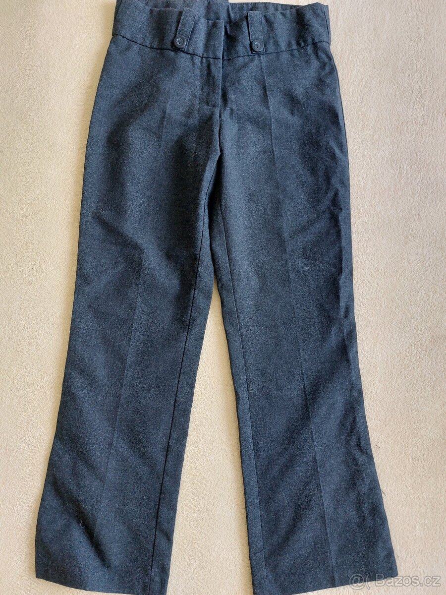 Tepláky vel. 122/128 + kalhoty na 8-9 let - 5