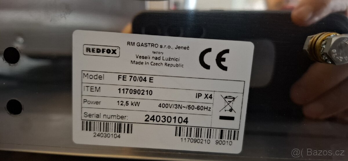 Elektrická fritéza 13lt. REDFOX - FE 70/04 E - 5