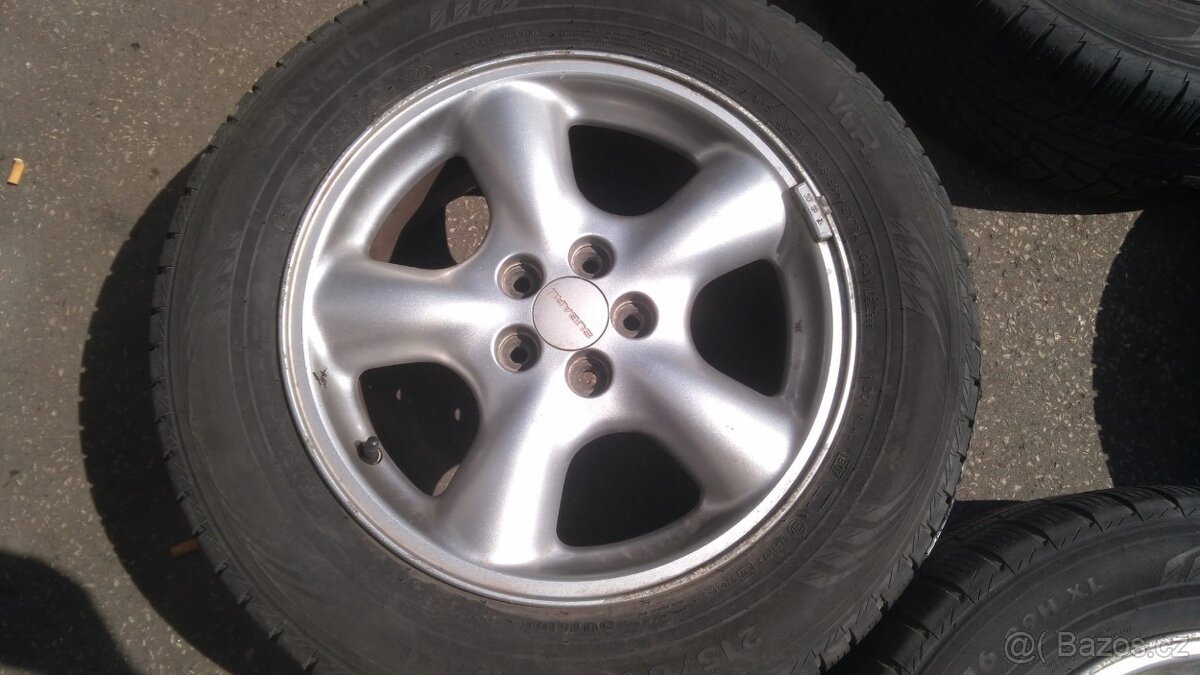 Originál ALU Subaru 6,5x16 et48 + pneu 215/60/16 - 5