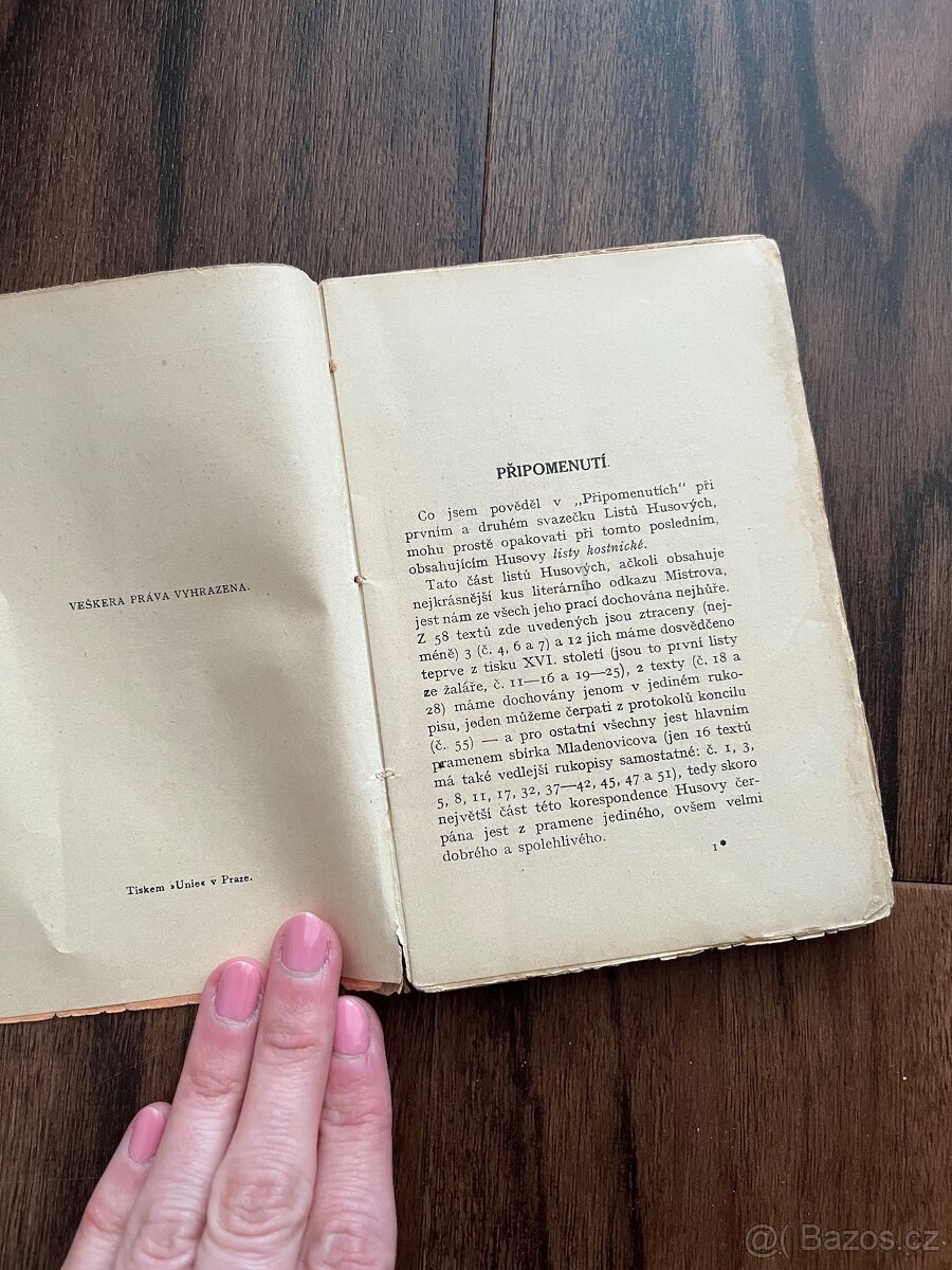 Listy z Kostnice Jan Hus, staré vydání - 5