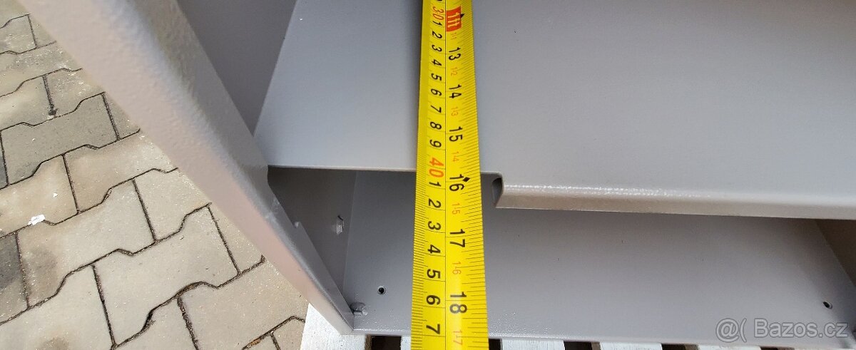 Ocelová trezorová skříň - jak nová / i do dodávky na nářadí - 5