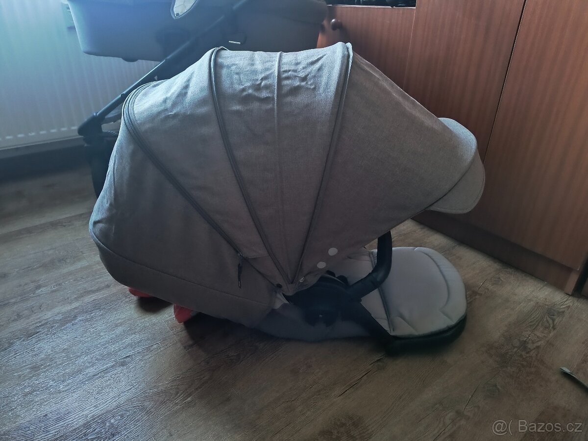 Kočárek X-LANDER Set 3v1 Evening Grey Isofix X-Move - 5